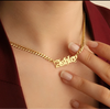 Custom Cuban Link Nameplate Necklace