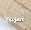 Classic Custom Name Plate Necklace