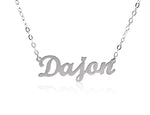 Classic Custom Name Plate Necklace