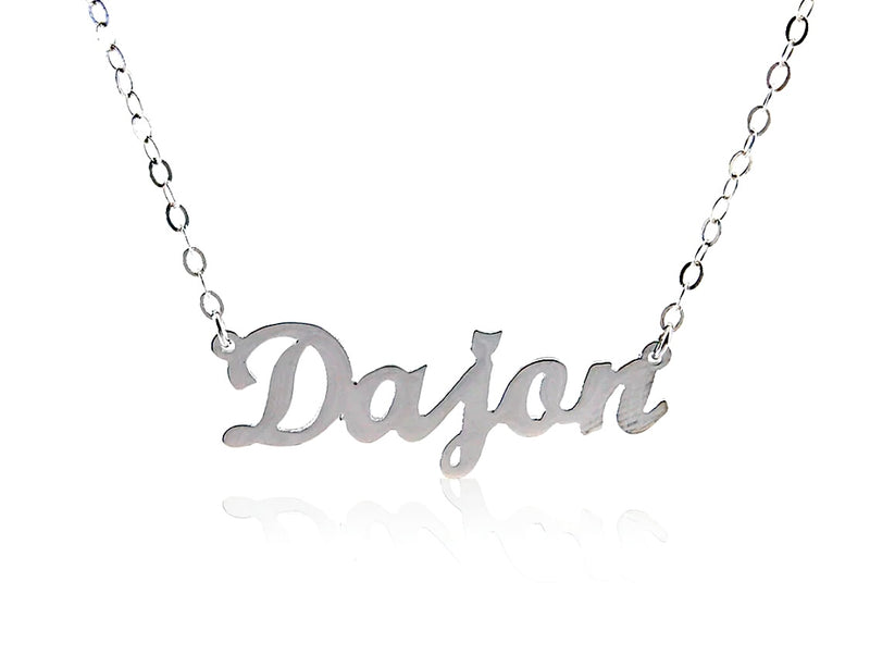 Classic Custom Name Plate Necklace