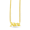 Custom Cuban Link Nameplate Necklace