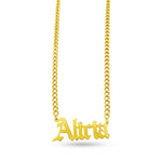 Custom Cuban Link Nameplate Necklace