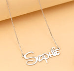 Classic Custom Name Plate Necklace