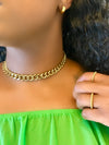 11mm Chunky Curb Cuban Link Choker Neckace