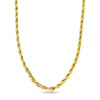 3mm Twisted Rope Chain Necklace